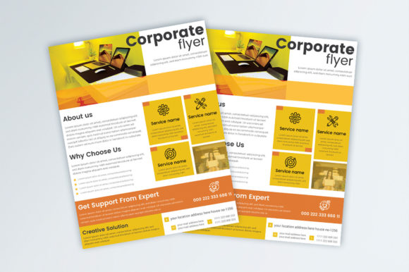 Business Services Promotion Flyer Graphic Print Templates By muhammadimu2322