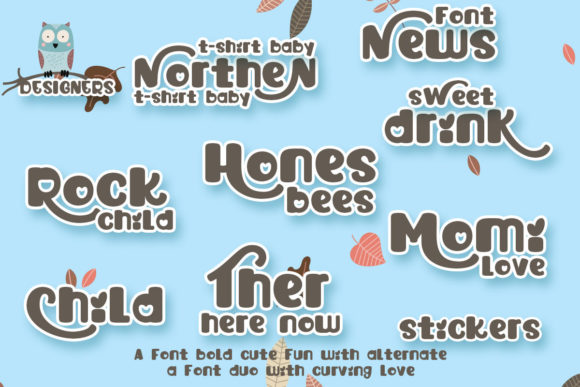 Cuties Hones Font - Preview 1