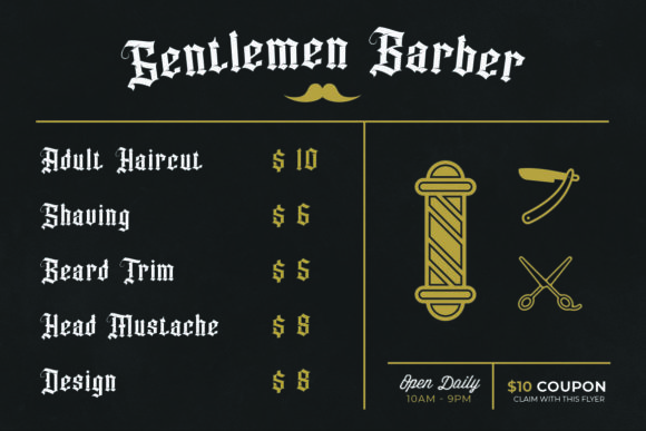 Dutch Brigade Font - Preview 5