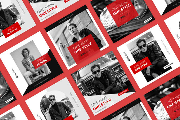 Fashion Instagram Kit Bundle Graphics