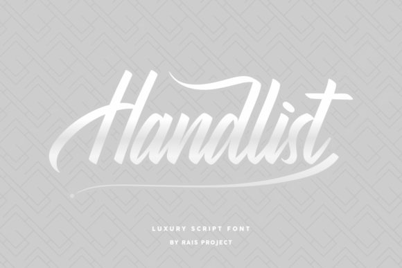 Handlist Font - Preview 1