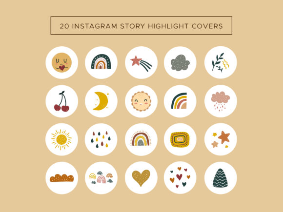 Instagram Highlight Covers for Kids - Digital