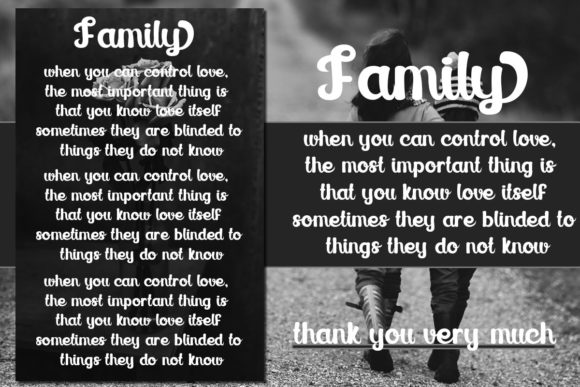 Melted Chocolate Font font preview - 1