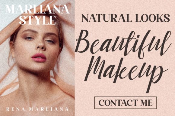 Mikailla Font font preview - 5
