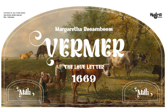Milli Font PNG with transparent background - Preview 2