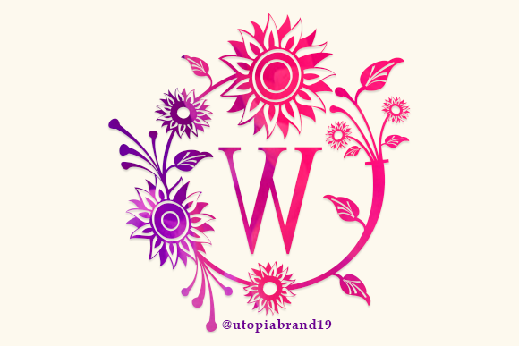 Morina Monogram Font PNG with transparent background - Preview 1