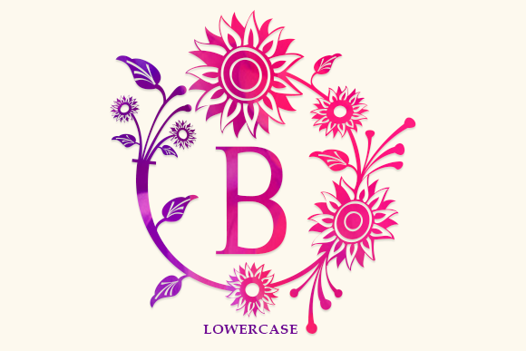 Morina Monogram Font PNG with transparent background - Preview 2