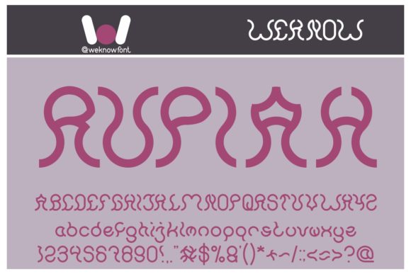 Nine Font PNG with transparent background - Preview 4
