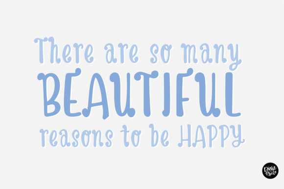 Pretty Peony Font font preview - 5