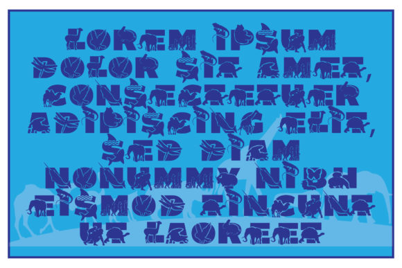 ABC Animals Font - Preview 3