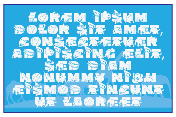 ABC Animals Font - Preview 4