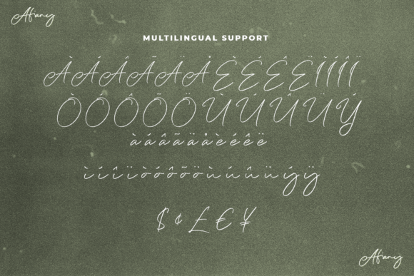 Afiany Font - Preview 4