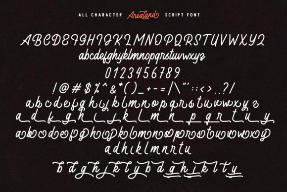 Arealand Font - Preview 1