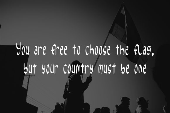 Black Flag Font - Preview 1