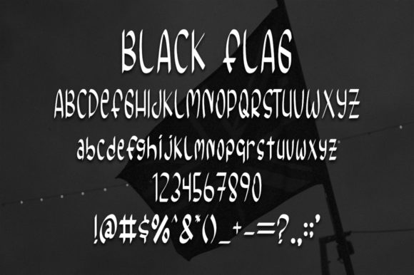 Black Flag Font - Preview 4
