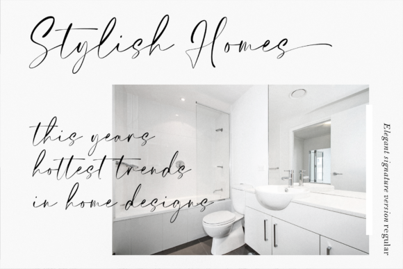 Elegant Signature Font - Preview 3