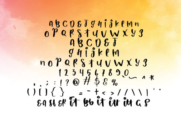 Hello Easter Font - Preview 2