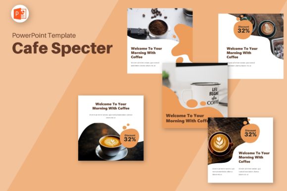 Preview of Instagram Feed - Cafe Specter coffee shop social media template