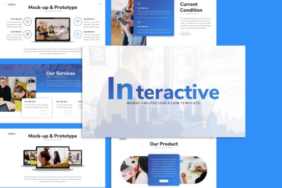 Preview of Interactive Marketing Presentation marketing presentation template