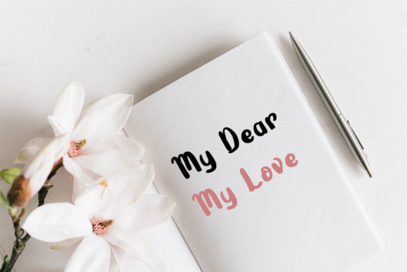 Maria Defana Font PNG with transparent background - Preview 2