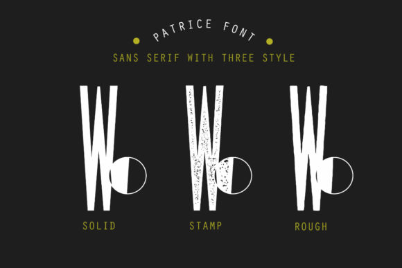 Patrice Font PNG with transparent background - Preview 3