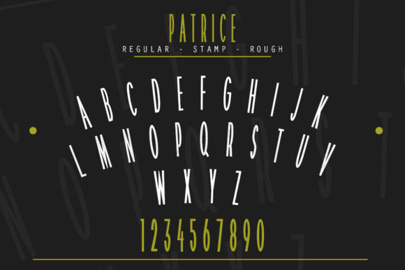 Patrice Font PNG with transparent background - Preview 4