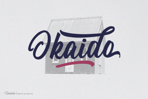 Rainsha Font PNG with transparent background - Preview 1