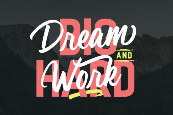 Rainsha Font PNG with transparent background - Preview 4