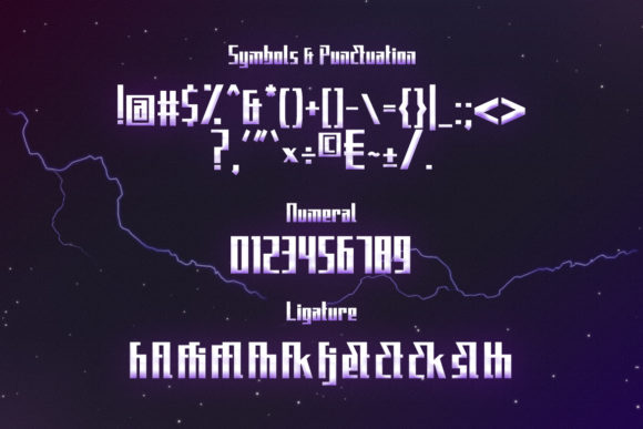 Elecstrom Font - Preview 2