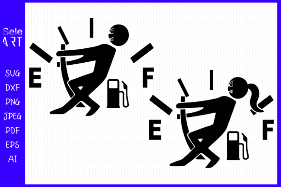 Empty Full Funny Car Decal