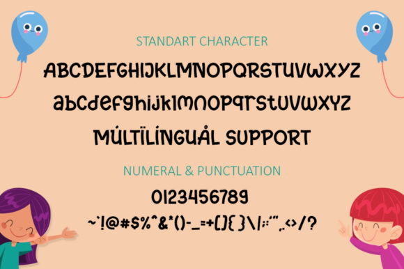 Kidy Smile Font PNG with transparent background - Preview 6