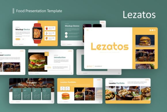 Preview of Lezatos Food Presentation Template food presentation template