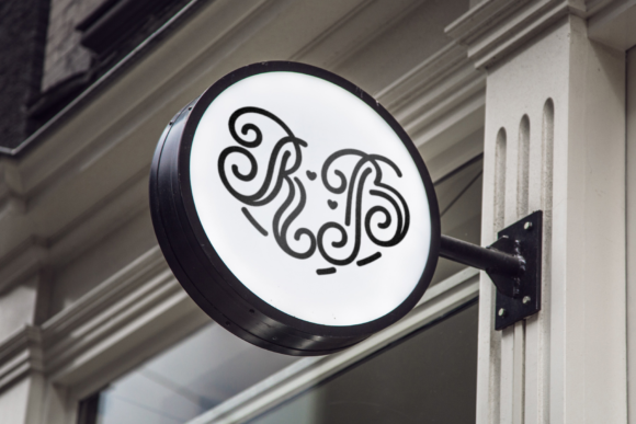 Lo-Ve Monogram Font PNG with transparent background - Preview 1