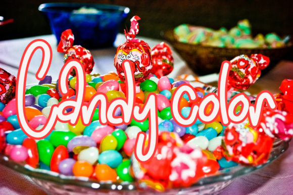 Love Lollipops Font PNG with transparent background - Preview 1