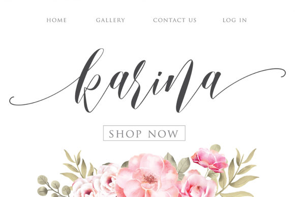 Marisa  Font PNG with transparent background - Preview 3