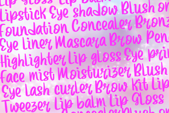 Miracle of Love Font font preview - 6