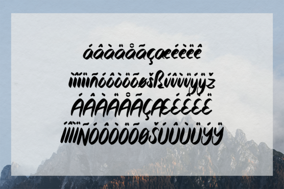 Montego Bay Font PNG with transparent background - Preview 2