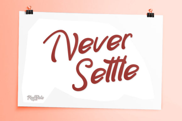 Play Tricks Font PNG with transparent background - Preview 4