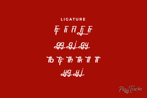 Play Tricks Font PNG with transparent background - Preview 5