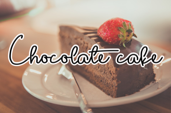 Pretty Lollitta Font PNG with transparent background - Preview 2