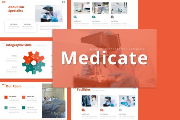 Preview of Medicate Medical Presentation Template