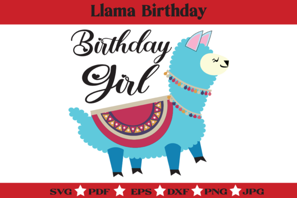 Llama Birthday - Girl Llama Birthday
