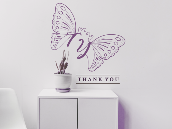 A Pair of Butterflies Font - Preview 6