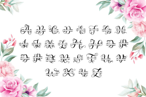 Alice Monogram Font - Preview 5