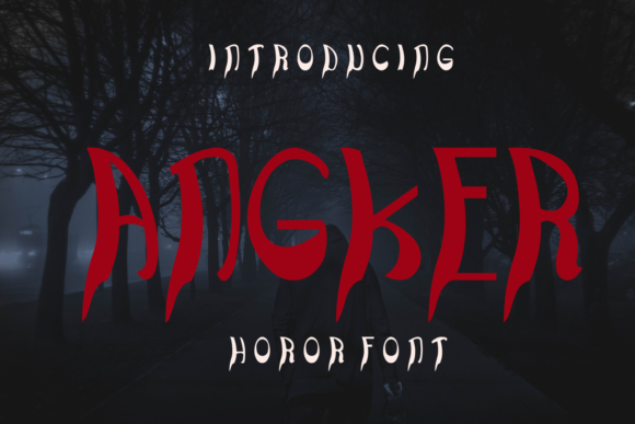 Angker Font - Preview 1