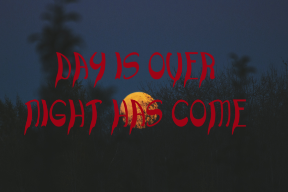 Angker Font - Preview 3