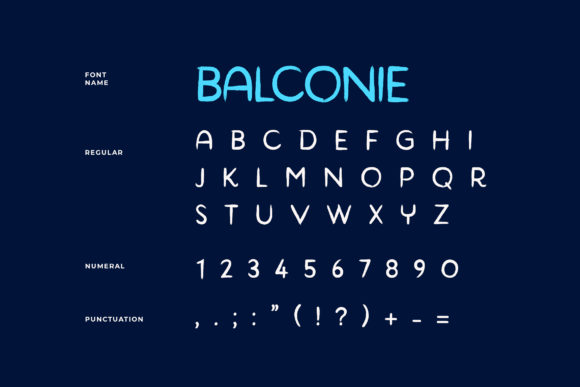Balconie Font - Preview 3