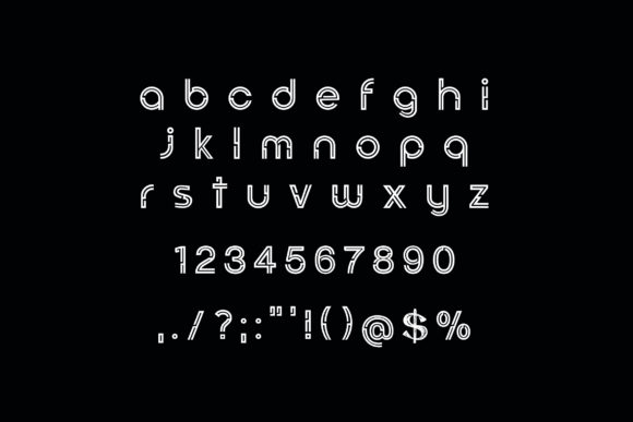 Binovomid Font - Preview 4