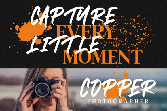 Black Brush Font - Preview 4