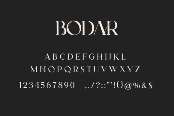 Bodar Font - Preview 3